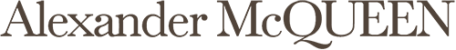 The logo of Em Prov's client, Alexander McQueen