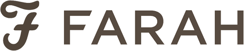 The logo of Em Prov's client, Farah