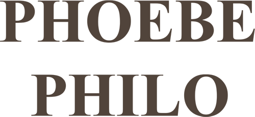 The logo of Em Prov's client, Phoebe Philo